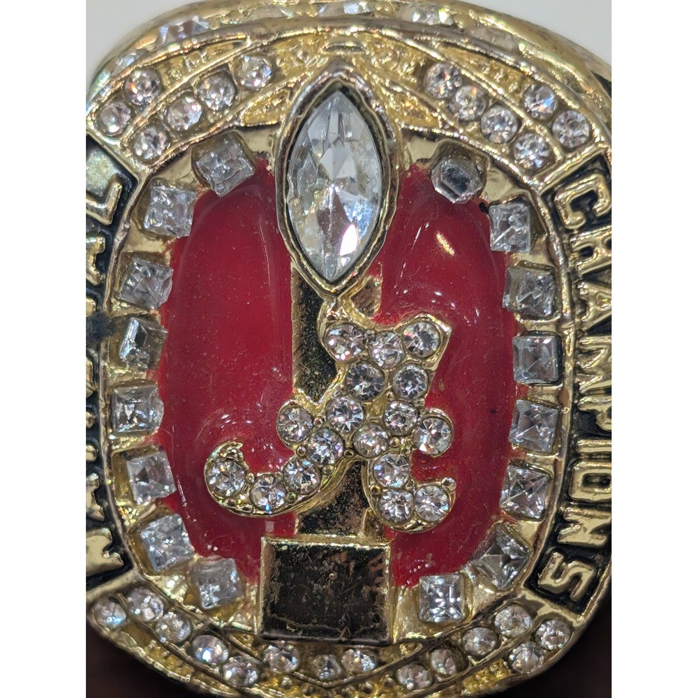 Alabama Crimson Tide 2017 National Champions Replica Ring Roll Tide Tagovailoa - Picture 7 of 8